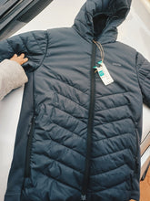 Load image into Gallery viewer, Kids&#39; padded outdoor jacket - 7-15 years - grey/green
