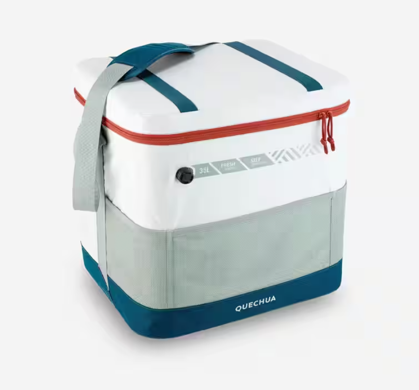 Camping Flexible Cooler - 35 L - Preserves Cold for 17 Hours