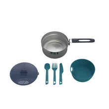 Load image into Gallery viewer, Stainless steel camping cook set - 1.1l
