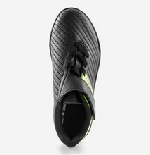 Load image into Gallery viewer, Kds&#39; Rip-Tab Turf Football Boots 100 Easy TF - Black/Yellow
