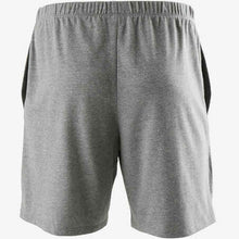 Load image into Gallery viewer, Men&#39;s short straight-cut cotton fitness shorts 100 with key pocket - grey
