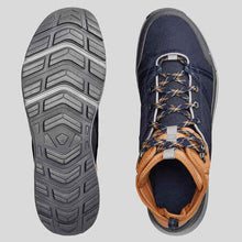 Load image into Gallery viewer, Men's waterproof walking boots - nh150 mid - navy - Sunny Outdoors
