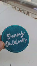 Load and play video in Gallery viewer, Sunny Outdoors patch badge
