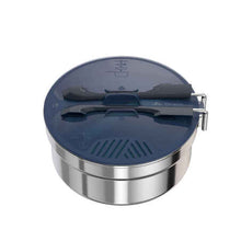 Load image into Gallery viewer, Stainless steel camping cook set - 1.1l - Sunny Outdoors
