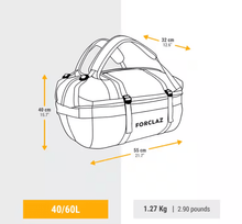Load image into Gallery viewer, Trekking carry bag - 40 l to 80 l - duffel 500 extend - Sunny Outdoors
