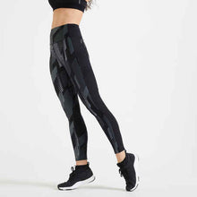 Load image into Gallery viewer, Women's phone pocket fitness high-waisted leggings, blue - Sunny Outdoors
