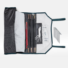 Load image into Gallery viewer, 2 person blackout poled tent - mh100 fresh &amp; black - Sunny Outdoors
