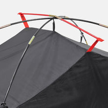Load image into Gallery viewer, 2 person blackout poled tent - mh100 fresh &amp; black - Sunny Outdoors

