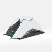 Load image into Gallery viewer, 2 person blackout poled tent - mh100 fresh &amp; black - Sunny Outdoors
