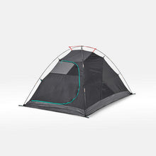 Load image into Gallery viewer, 2 person blackout poled tent - mh100 fresh &amp; black - Sunny Outdoors
