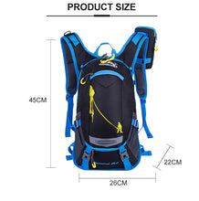 Load image into Gallery viewer, 18L waterproof hiking bag bladder bag running bag camping daypack multipurpose backpack
