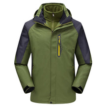 Load image into Gallery viewer, 3 in 1 hiking jacket Outdoor waterproof, windproof mountaineering jacket with detachable hat and fleece jacket - Sunny Outdoors
