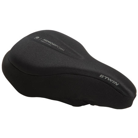 500 saddle cover memoryfoam - black