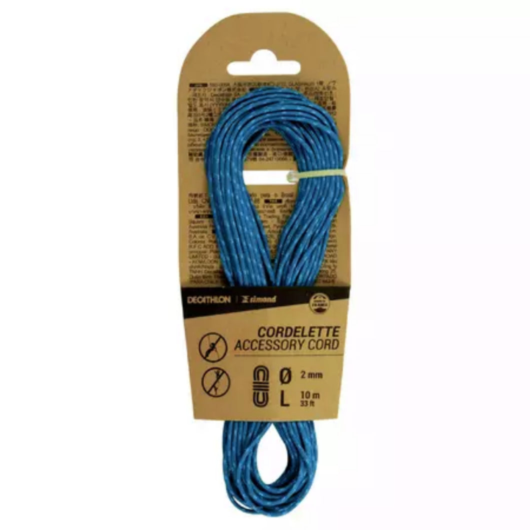 Climbing And Mountaineering Cordelette 2 Mm X 10 M - Blue