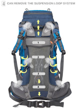 Load image into Gallery viewer, 70+10L Jetboil Mountaineering Rucksack
