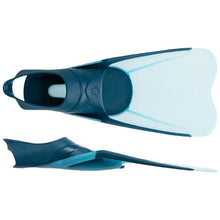 Load image into Gallery viewer, Adult’s diving snorkelling fins mask and snorkel kit snk 500 - blue
