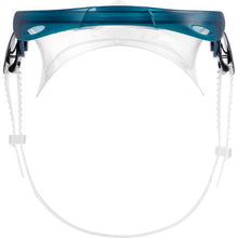 Load image into Gallery viewer, Adult’s diving snorkelling fins mask and snorkel kit snk 500 - blue - Sunny Outdoors
