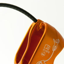 Load image into Gallery viewer, Belaying system and descender - tubik 2 orange - Sunny Outdoors
