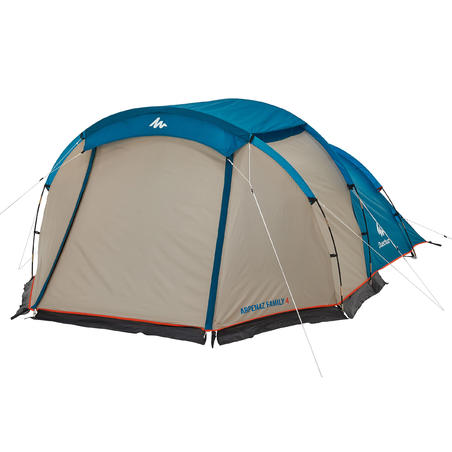 quechua t4 1 tent Camping tent with poles - arpenaz 4 - 4 person