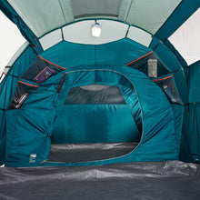 Load image into Gallery viewer, Camping tent with poles arpenaz 4.2 4 people 2 bedrooms
