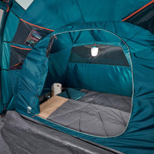 Load image into Gallery viewer, Camping tent with poles arpenaz 4.2 4 people 2 bedrooms
