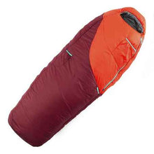 Load image into Gallery viewer, Children&#39;s sleeping bag mh500 0°c - red
