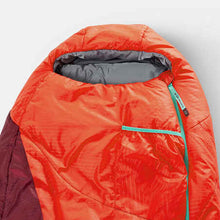 Load image into Gallery viewer, Children&#39;s sleeping bag mh500 0°c - red
