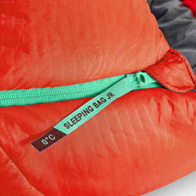 Load image into Gallery viewer, Children&#39;s sleeping bag mh500 0°c - red
