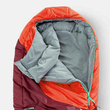 Load image into Gallery viewer, Children&#39;s sleeping bag mh500 0°c - red
