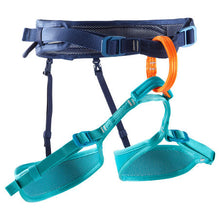 Load image into Gallery viewer, Rock climbing and mountaineering harness - rock blue
