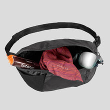 Load image into Gallery viewer, Compact 2 litre trekking travel bum bag travel 100 - black - Sunny Outdoors
