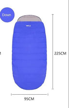 Load image into Gallery viewer, Egg-Shaped -15°C Down Sleeping Bag - Sunny Outdoors
