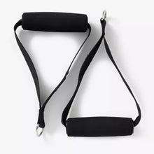 Load image into Gallery viewer, Fitness 2.5 Kg / 5 Lb Elastic Resistance Band With Handles - Grey - Sunny Outdoors
