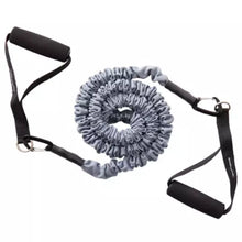 Load image into Gallery viewer, Fitness 2.5 Kg / 5 Lb Elastic Resistance Band With Handles - Grey - Sunny Outdoors
