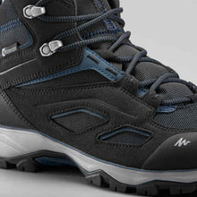 Load image into Gallery viewer, Men&#39;s waterproof mountain walking shoes - mh100 mid - black
