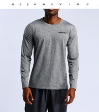Load image into Gallery viewer, Mens Long-Sleeved Hiking Tshirt Quick-Dry Breathable Polyester longsleeved Tshirt for Active Outdoor Sports - Sunny Outdoors
