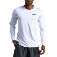 Load image into Gallery viewer, Mens Long-Sleeved Hiking Tshirt Quick-Dry Breathable Polyester longsleeved Tshirt for Active Outdoor Sports - Sunny Outdoors
