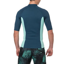 Load image into Gallery viewer, Men's short-sleeve neoprene top 500 - navy - Sunny Outdoors
