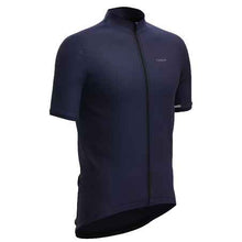 Load image into Gallery viewer, Men's short-sleeved road cycling jersey rc500 - navy blue - Sunny Outdoors
