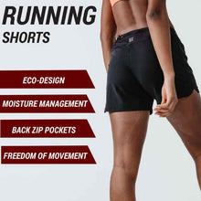 Load image into Gallery viewer, Women&#39;s running shorts dry - black
