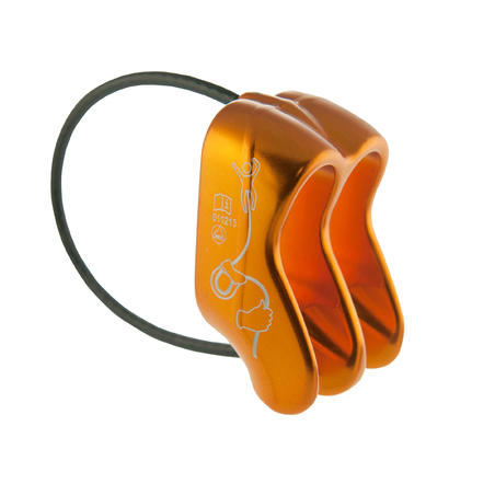 Belaying system and descender - tubik 2 orange