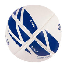 Load image into Gallery viewer, Size 5 rugby training ball r100 - blue - Sunny Outdoors
