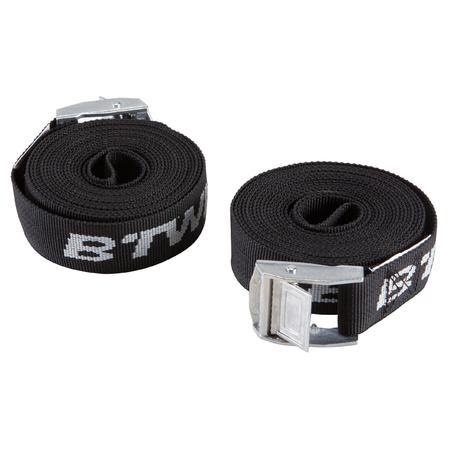 Tightening strap kit 2 x 3 m - black