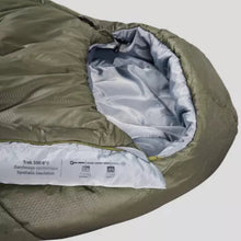 Load image into Gallery viewer, TREKKING MUMMY SLEEPING BAG - TREK 500 0°C WADDING TWINNABLE - KHAKI - Sunny Outdoors
