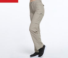 Load image into Gallery viewer, Womens Quick-dry cargo pants with detachable legs, for hiking, camping, fishing and outdoors - Sunny Outdoors
