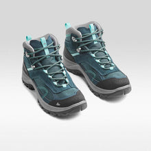 Load image into Gallery viewer, Women's waterproof hiking boots - dark blue - Sunny Outdoors
