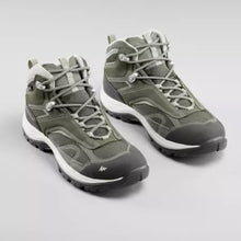 Load image into Gallery viewer, Women’s Waterproof Mountain Walking Boots - MH100 Mid -Khaki - Sunny Outdoors

