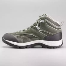 Load image into Gallery viewer, Women’s Waterproof Mountain Walking Boots - MH100 Mid -Khaki - Sunny Outdoors
