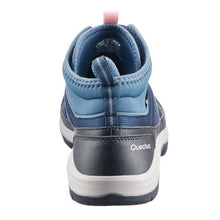 Load image into Gallery viewer, Women's waterproof walking boots - nh150 mid - blue - Sunny Outdoors
