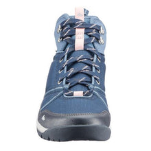 Load image into Gallery viewer, Women's waterproof walking boots - nh150 mid - blue - Sunny Outdoors

